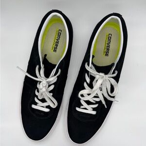 Converse One Star black Suede shoes with Lunarlon inserts.